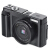 Fr-ジーンX-F 5デジタルカーメン高精細单独机一眼レフカメラ180度回転スクリーン家庭旅行カメレオン防止入门级カメラ黒-8 Gセト1